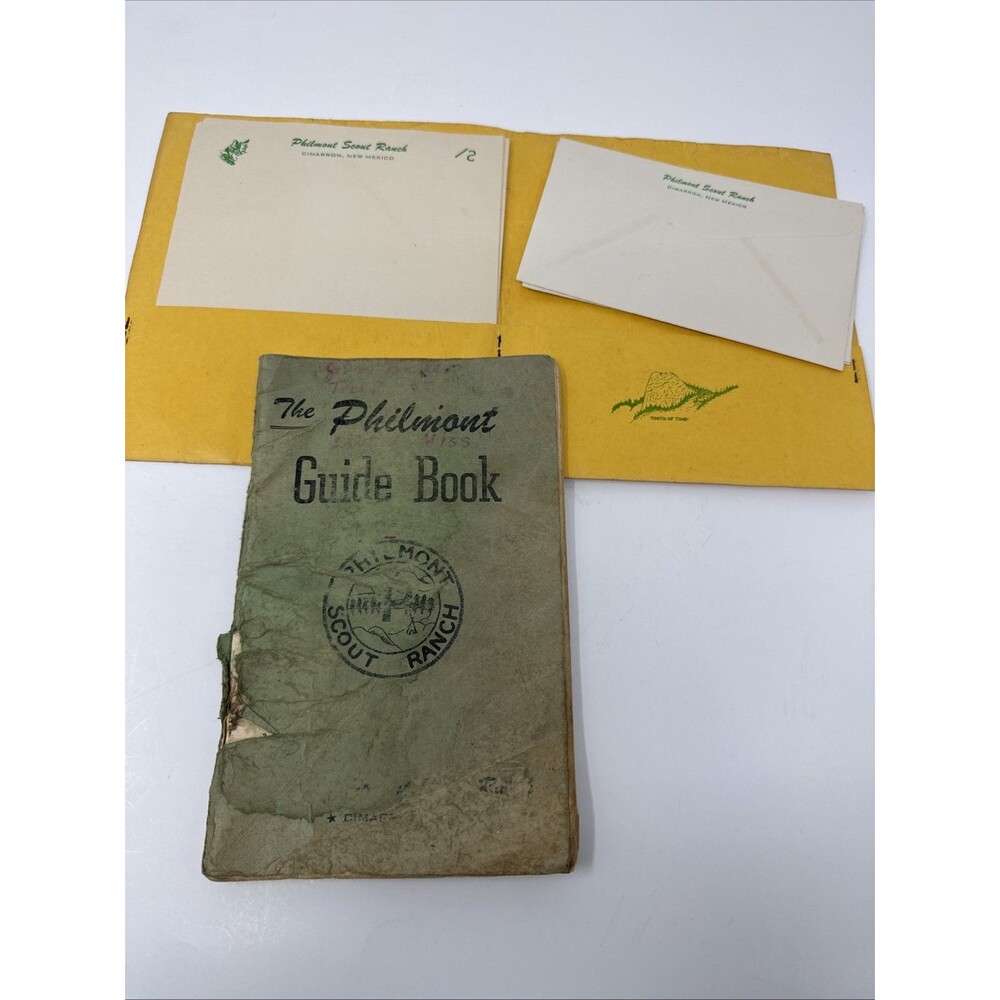 PHILMONT SCOUT RANCH Vintage Correspondence Packet 1950s Boy Scouts of America